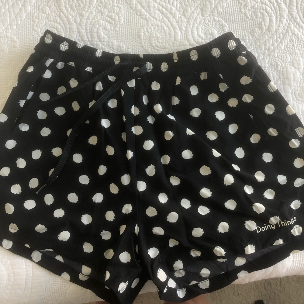 Polka dot outdoor voices shorts